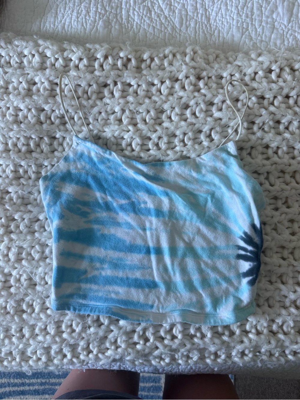 Blue Tie-Dye Cami